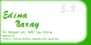 edina naray business card